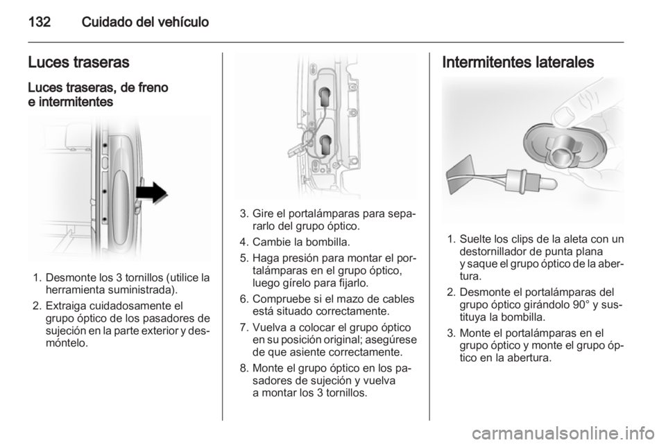 OPEL VIVARO 2012  Manual de Instrucciones (in Spanish) 