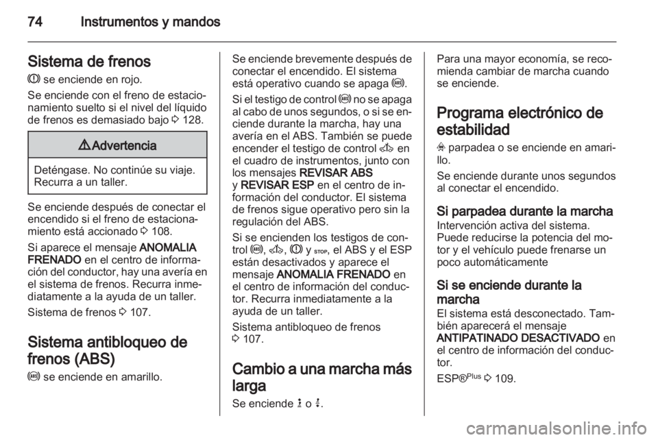 OPEL VIVARO 2012  Manual de Instrucciones (in Spanish) 