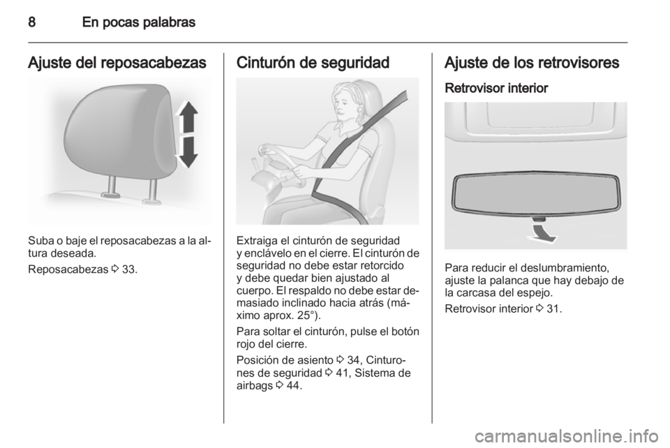 OPEL VIVARO 2012  Manual de Instrucciones (in Spanish) 