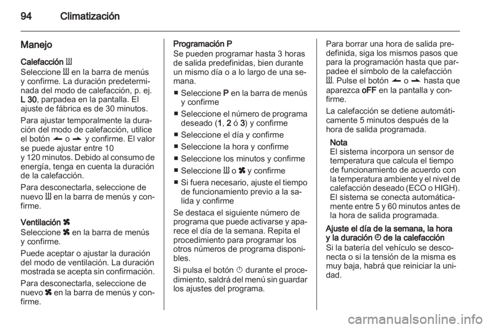 OPEL VIVARO 2012  Manual de Instrucciones (in Spanish) 