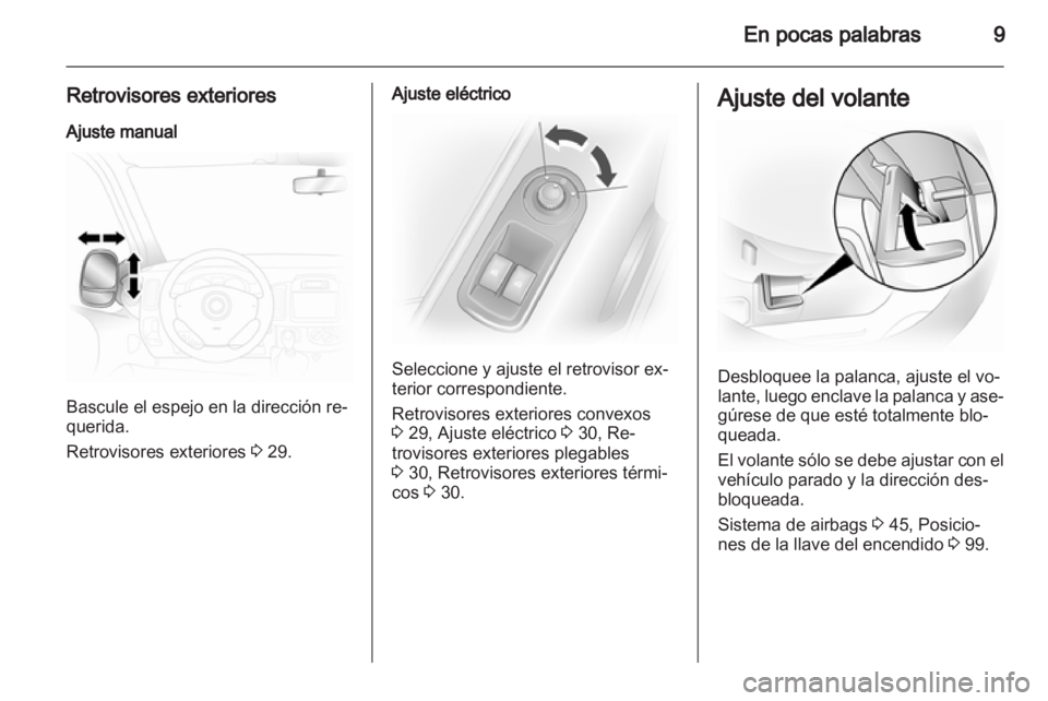 OPEL VIVARO 2013  Manual de Instrucciones (in Spanish) 