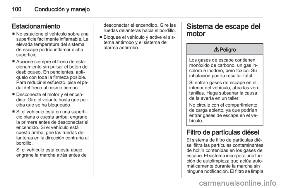 OPEL VIVARO 2013  Manual de Instrucciones (in Spanish) 