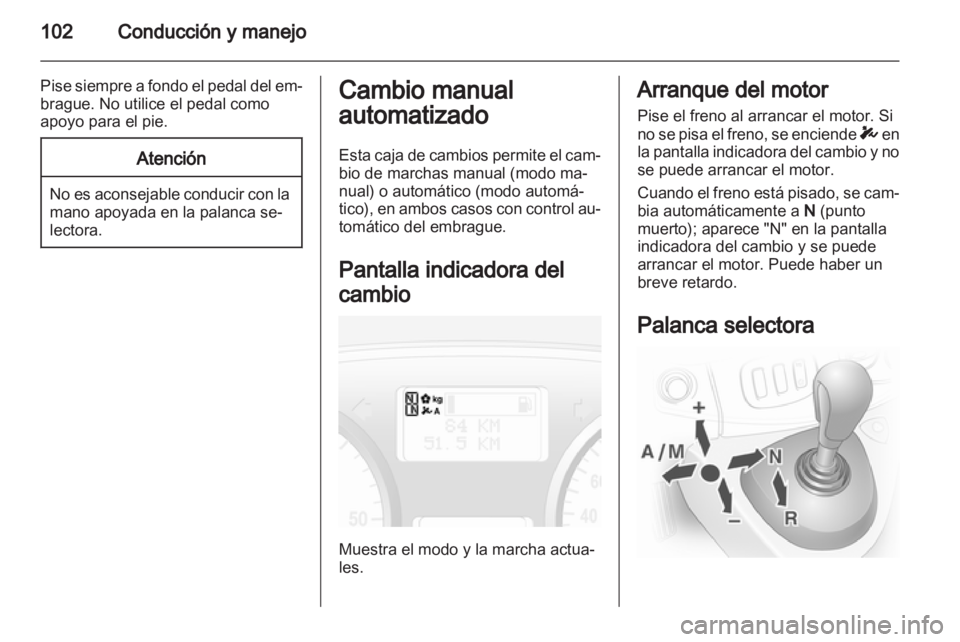 OPEL VIVARO 2013  Manual de Instrucciones (in Spanish) 