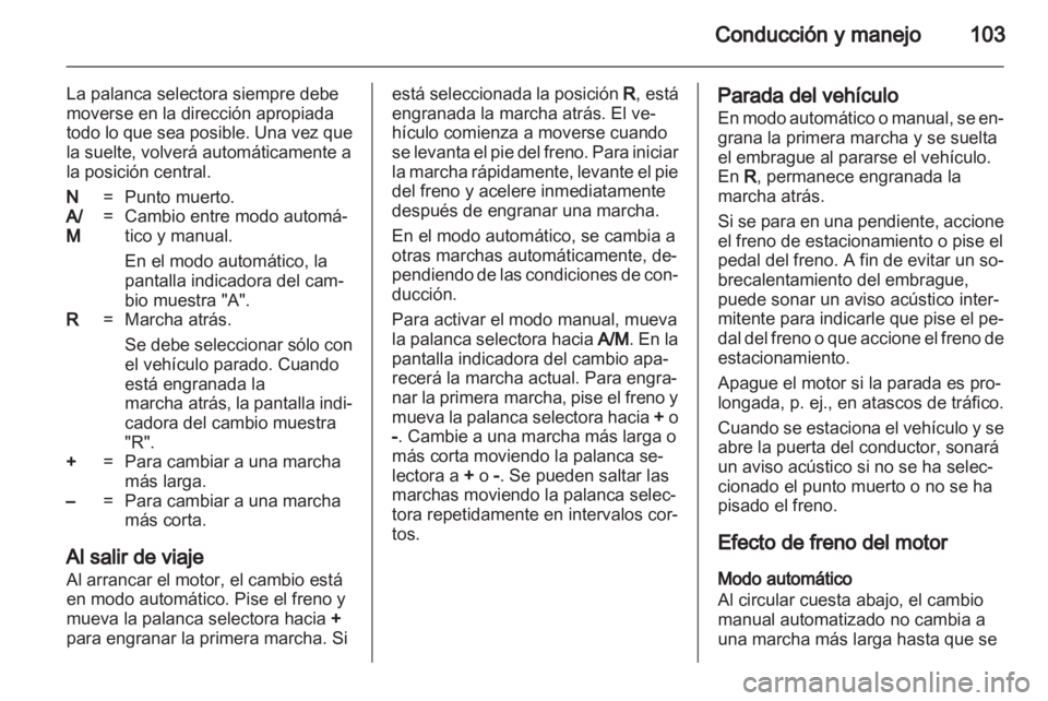 OPEL VIVARO 2013  Manual de Instrucciones (in Spanish) 