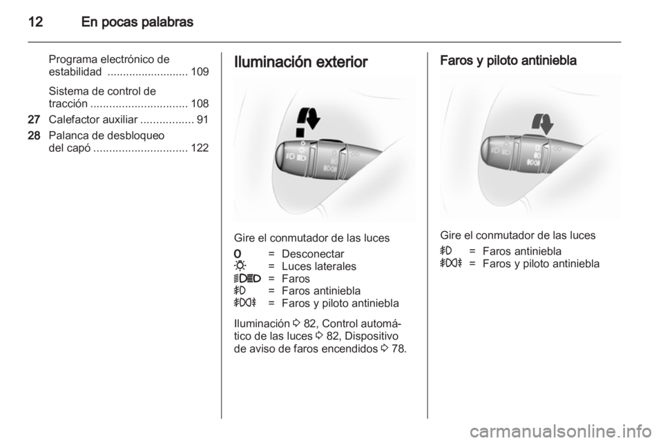 OPEL VIVARO 2013  Manual de Instrucciones (in Spanish) 
