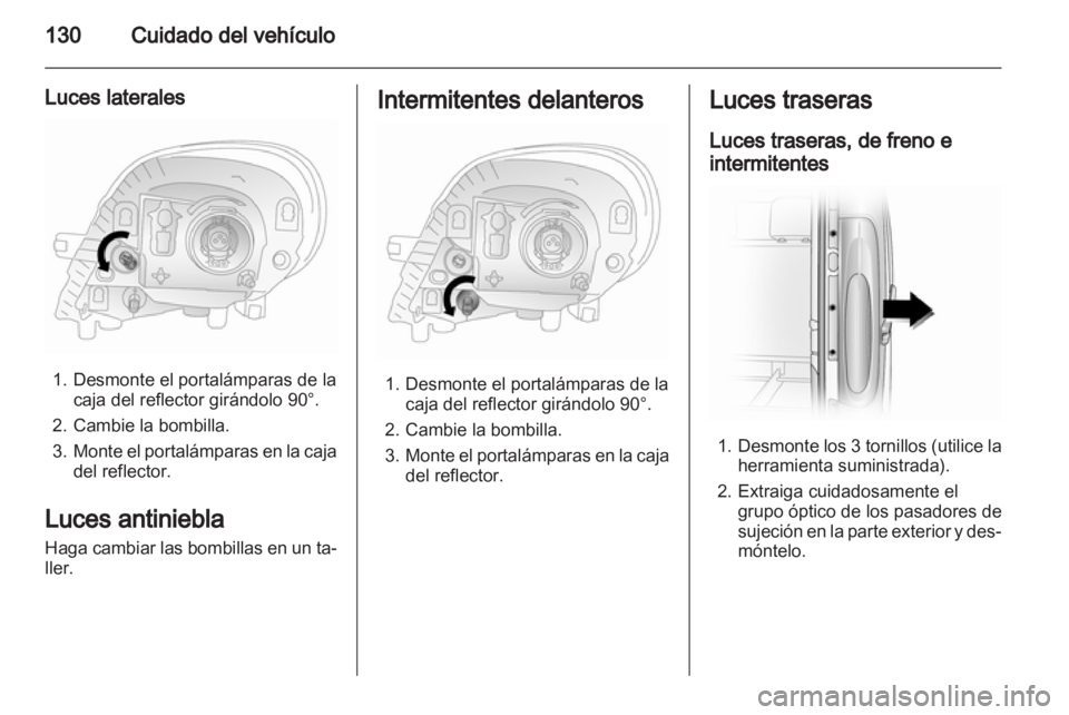 OPEL VIVARO 2013  Manual de Instrucciones (in Spanish) 