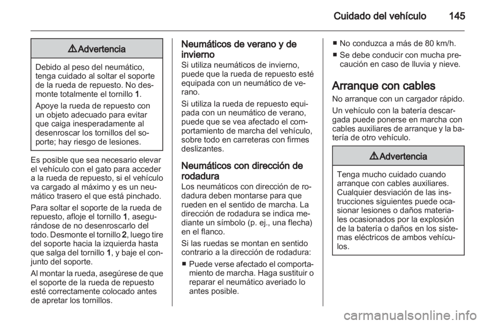 OPEL VIVARO 2013  Manual de Instrucciones (in Spanish) 