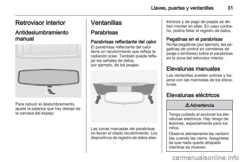OPEL VIVARO 2013  Manual de Instrucciones (in Spanish) 