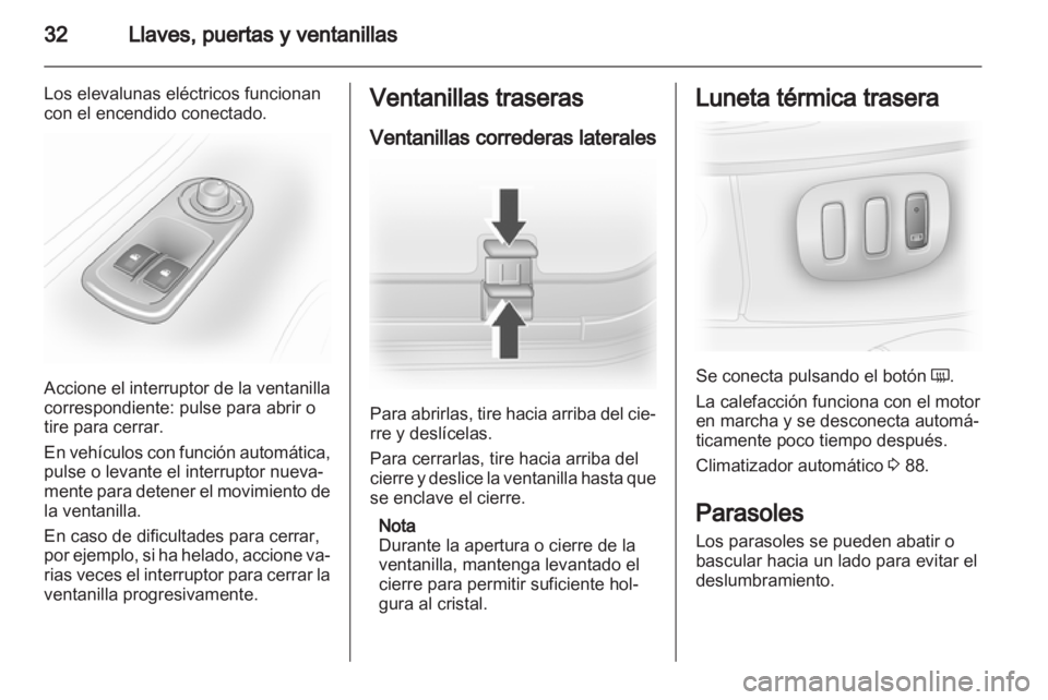 OPEL VIVARO 2013  Manual de Instrucciones (in Spanish) 