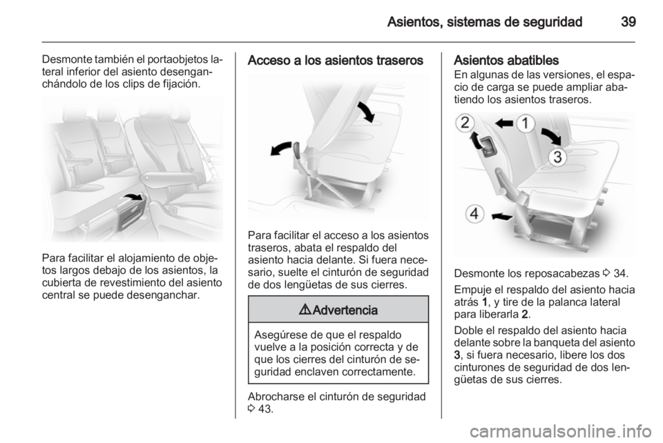 OPEL VIVARO 2013  Manual de Instrucciones (in Spanish) 