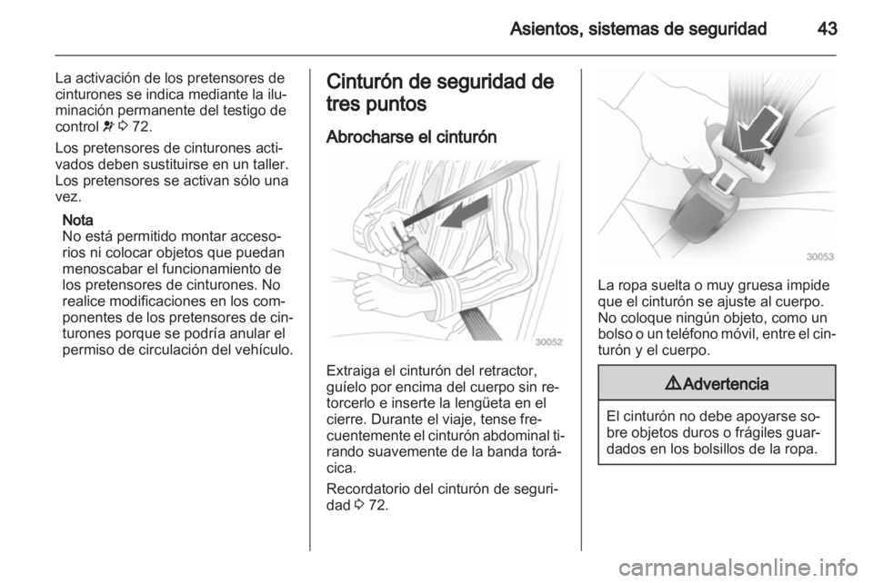 OPEL VIVARO 2013  Manual de Instrucciones (in Spanish) 