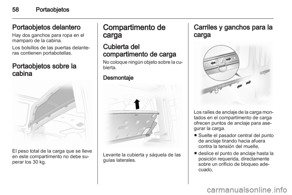 OPEL VIVARO 2013  Manual de Instrucciones (in Spanish) 