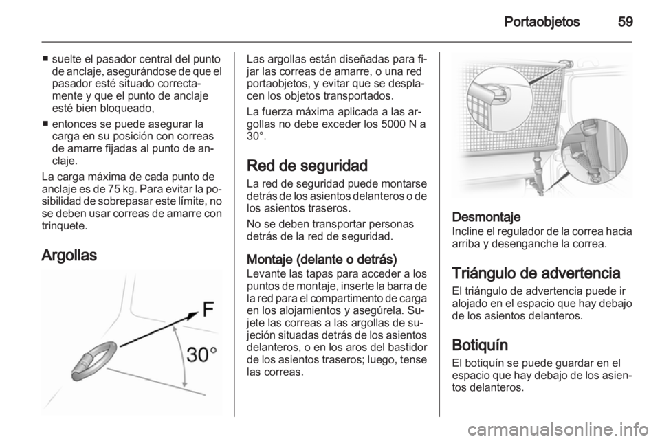 OPEL VIVARO 2013  Manual de Instrucciones (in Spanish) 
