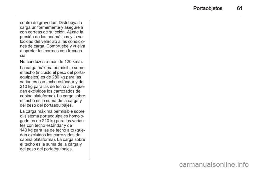 OPEL VIVARO 2013  Manual de Instrucciones (in Spanish) 