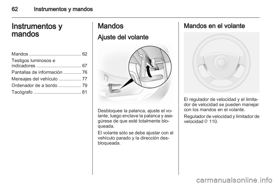 OPEL VIVARO 2013  Manual de Instrucciones (in Spanish) 