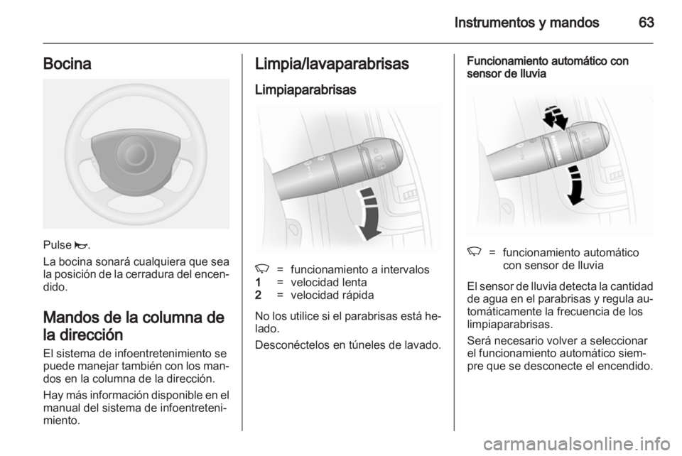 OPEL VIVARO 2013  Manual de Instrucciones (in Spanish) 