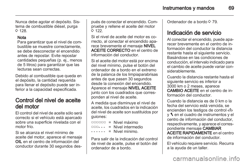 OPEL VIVARO 2013  Manual de Instrucciones (in Spanish) 