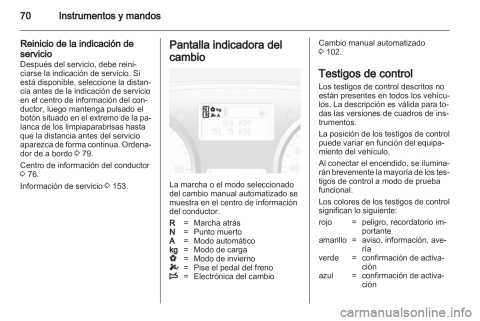 OPEL VIVARO 2013  Manual de Instrucciones (in Spanish) 