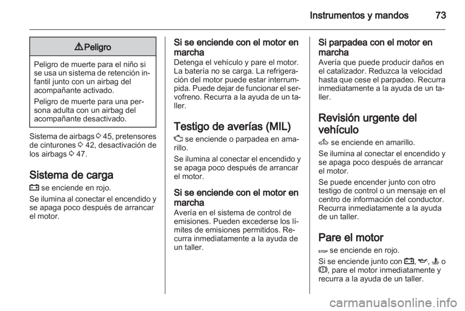 OPEL VIVARO 2013  Manual de Instrucciones (in Spanish) 