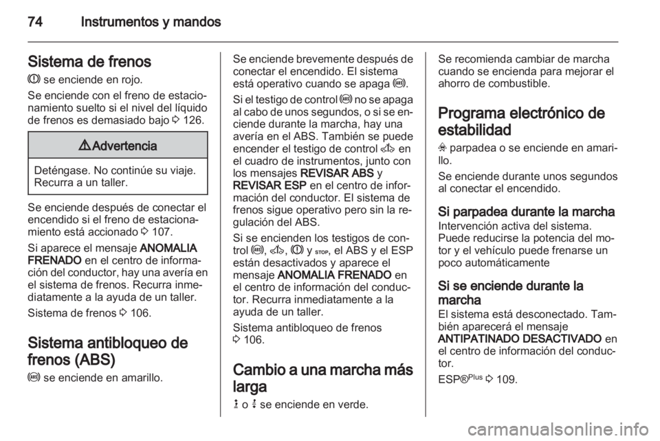 OPEL VIVARO 2013  Manual de Instrucciones (in Spanish) 