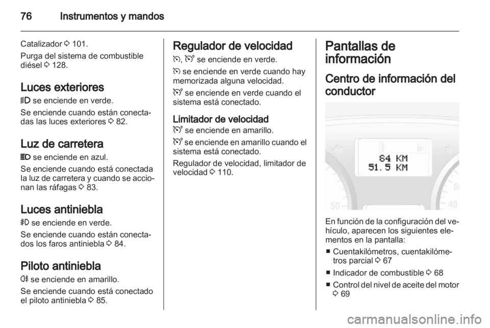 OPEL VIVARO 2013  Manual de Instrucciones (in Spanish) 