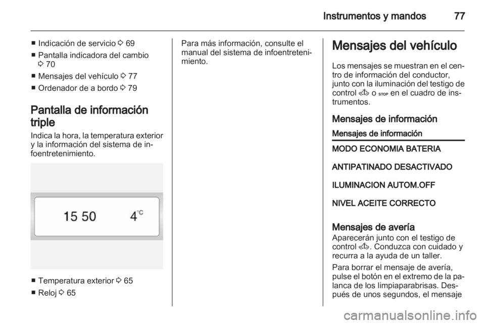 OPEL VIVARO 2013  Manual de Instrucciones (in Spanish) 
