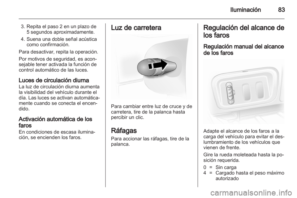 OPEL VIVARO 2013  Manual de Instrucciones (in Spanish) 