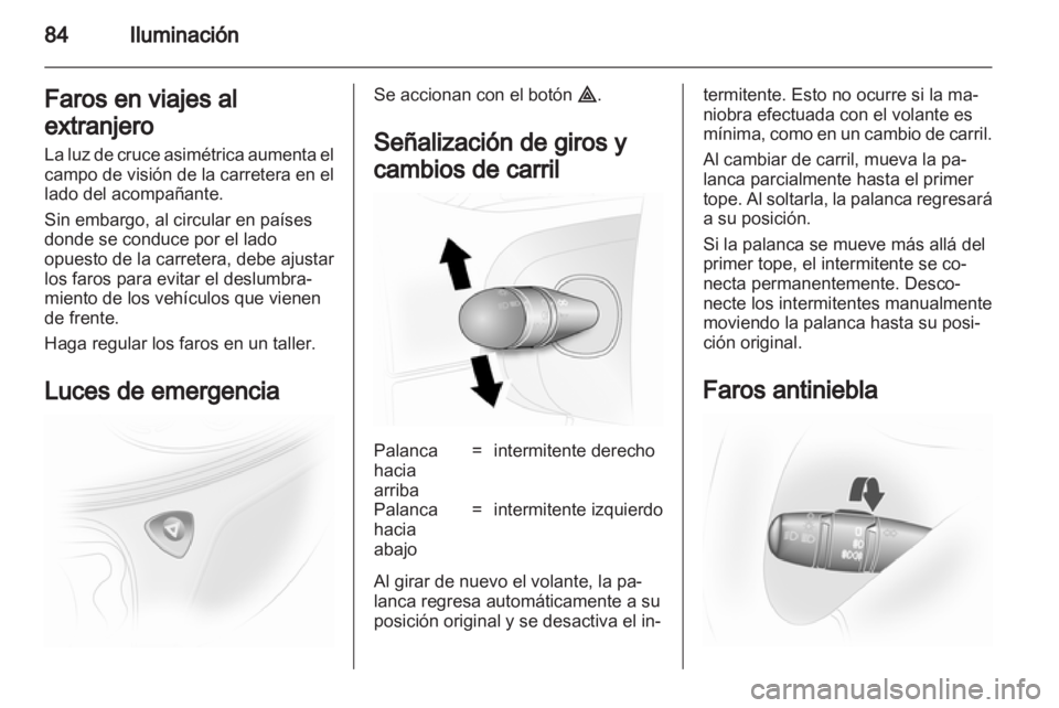 OPEL VIVARO 2013  Manual de Instrucciones (in Spanish) 