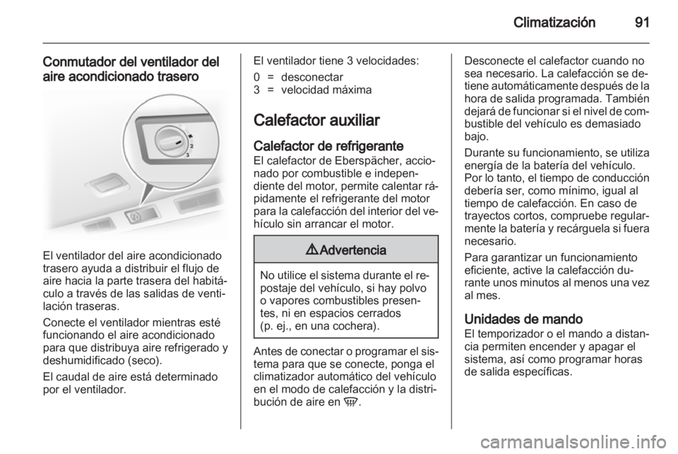OPEL VIVARO 2013  Manual de Instrucciones (in Spanish) 
