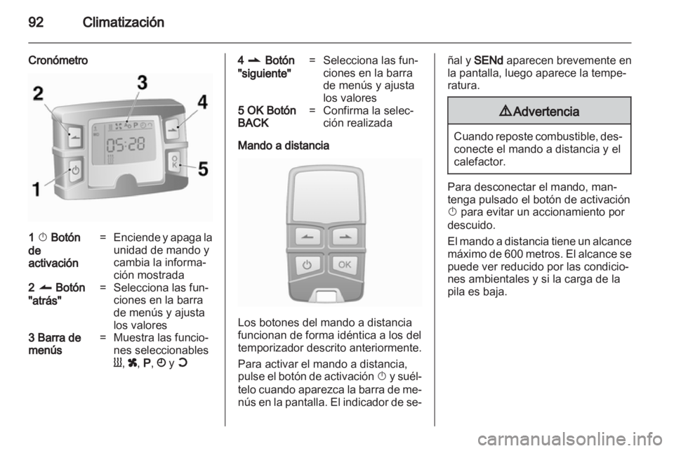 OPEL VIVARO 2013  Manual de Instrucciones (in Spanish) 