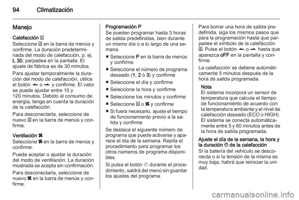 OPEL VIVARO 2013  Manual de Instrucciones (in Spanish) 