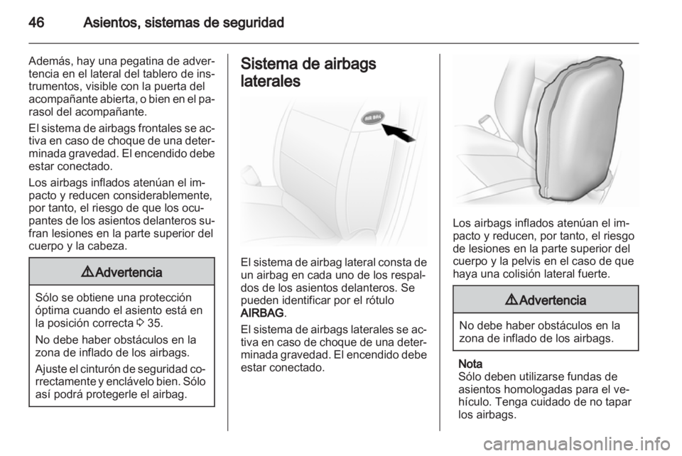 OPEL VIVARO 2013.5  Manual de Instrucciones (in Spanish) 