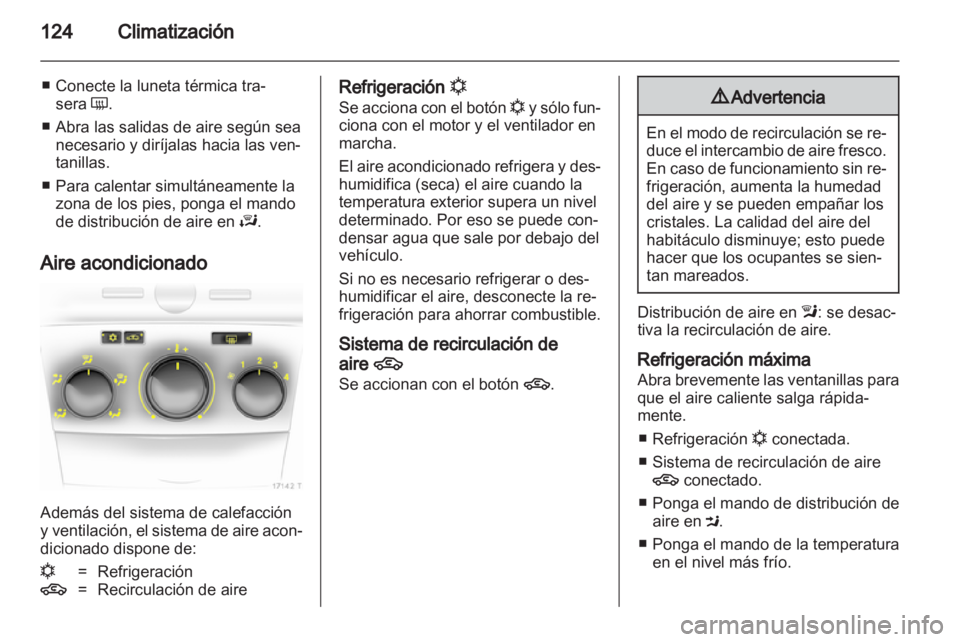 OPEL ZAFIRA 2010  Manual de Instrucciones (in Spanish) 