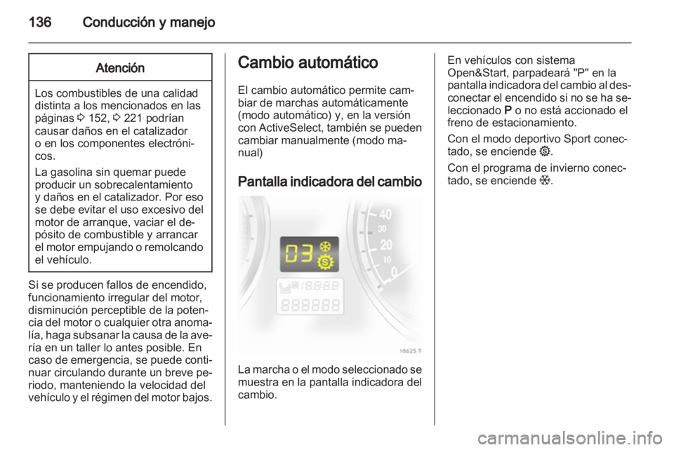 OPEL ZAFIRA 2010  Manual de Instrucciones (in Spanish) 