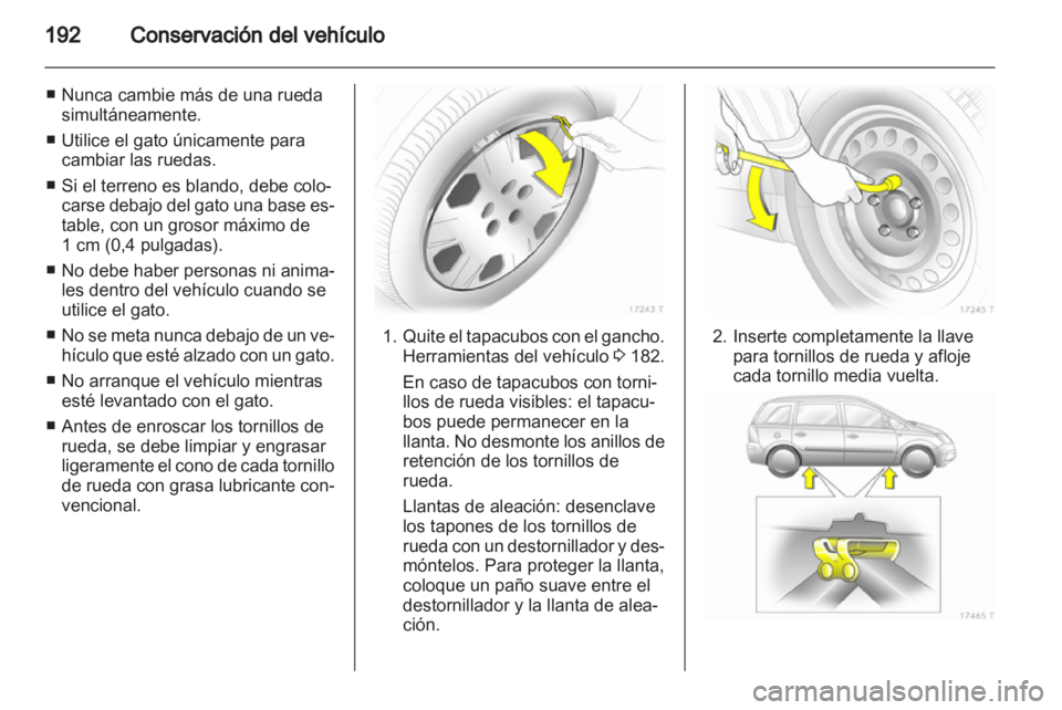 OPEL ZAFIRA 2010  Manual de Instrucciones (in Spanish) 