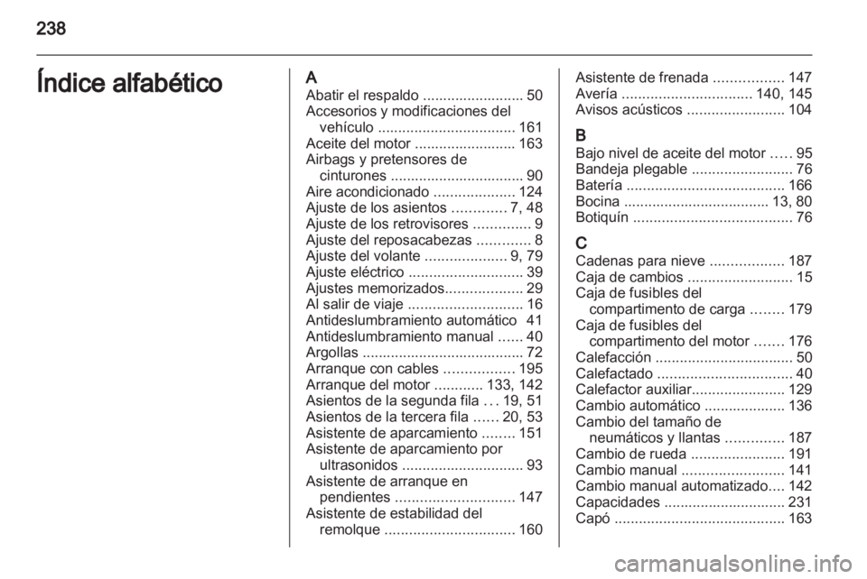 OPEL ZAFIRA 2010  Manual de Instrucciones (in Spanish) 