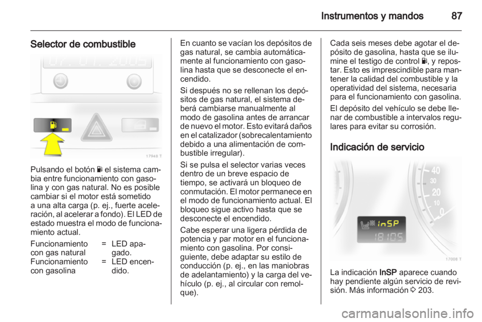 OPEL ZAFIRA 2010  Manual de Instrucciones (in Spanish) 