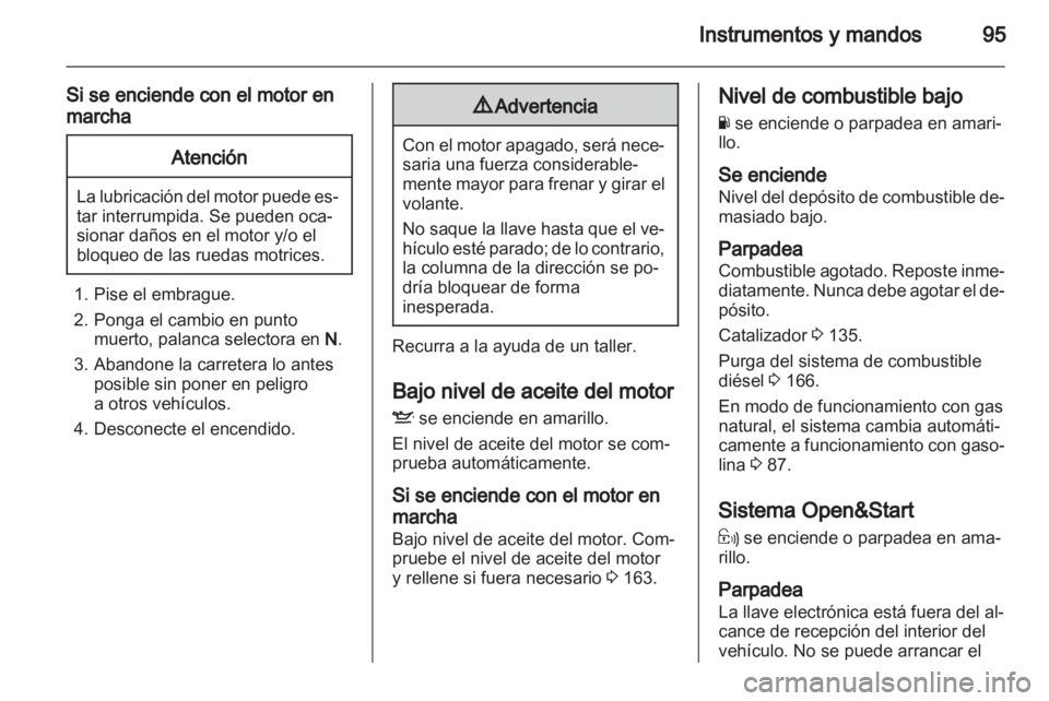 OPEL ZAFIRA 2010  Manual de Instrucciones (in Spanish) 