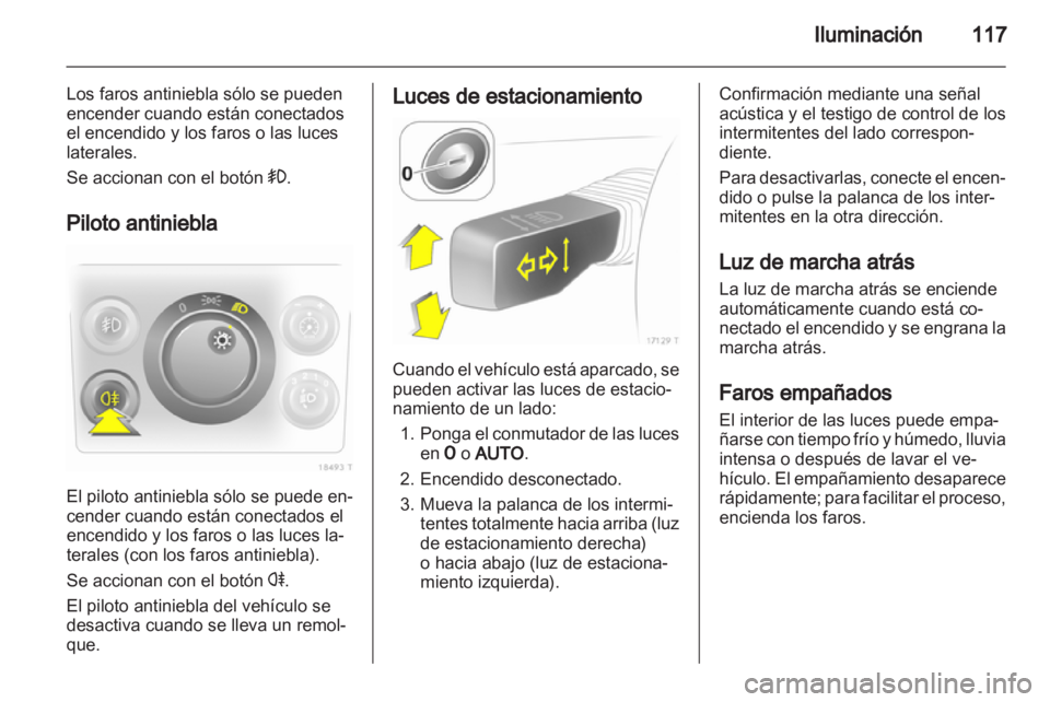 OPEL ZAFIRA 2010.5  Manual de Instrucciones (in Spanish) 