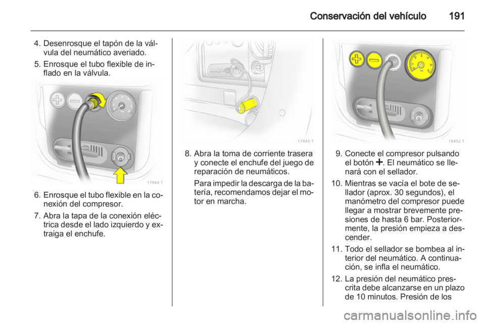 OPEL ZAFIRA 2010.5  Manual de Instrucciones (in Spanish) 
