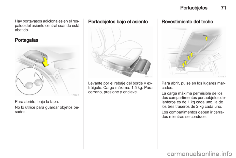 OPEL ZAFIRA 2010.5  Manual de Instrucciones (in Spanish) 
