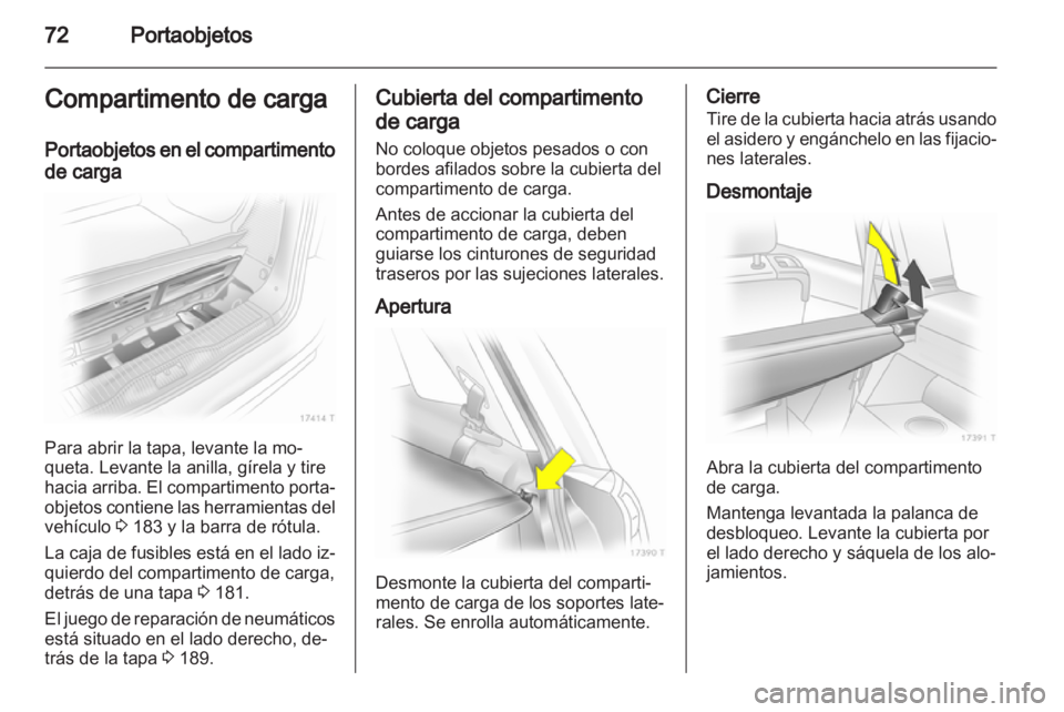 OPEL ZAFIRA 2010.5  Manual de Instrucciones (in Spanish) 