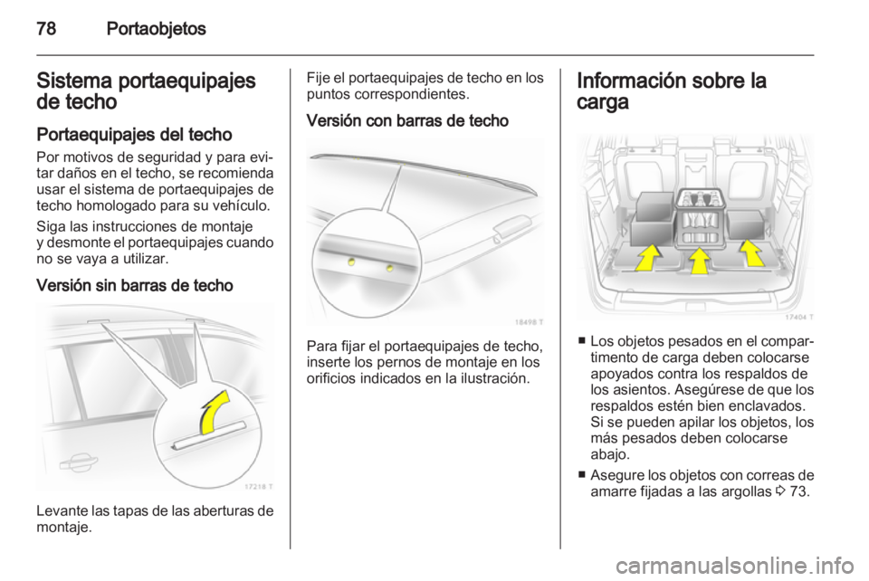OPEL ZAFIRA 2010.5  Manual de Instrucciones (in Spanish) 