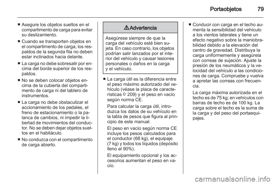 OPEL ZAFIRA 2010.5  Manual de Instrucciones (in Spanish) 