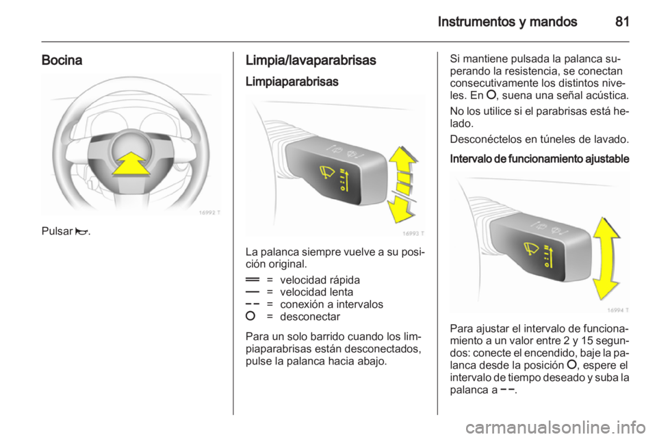 OPEL ZAFIRA 2010.5  Manual de Instrucciones (in Spanish) 