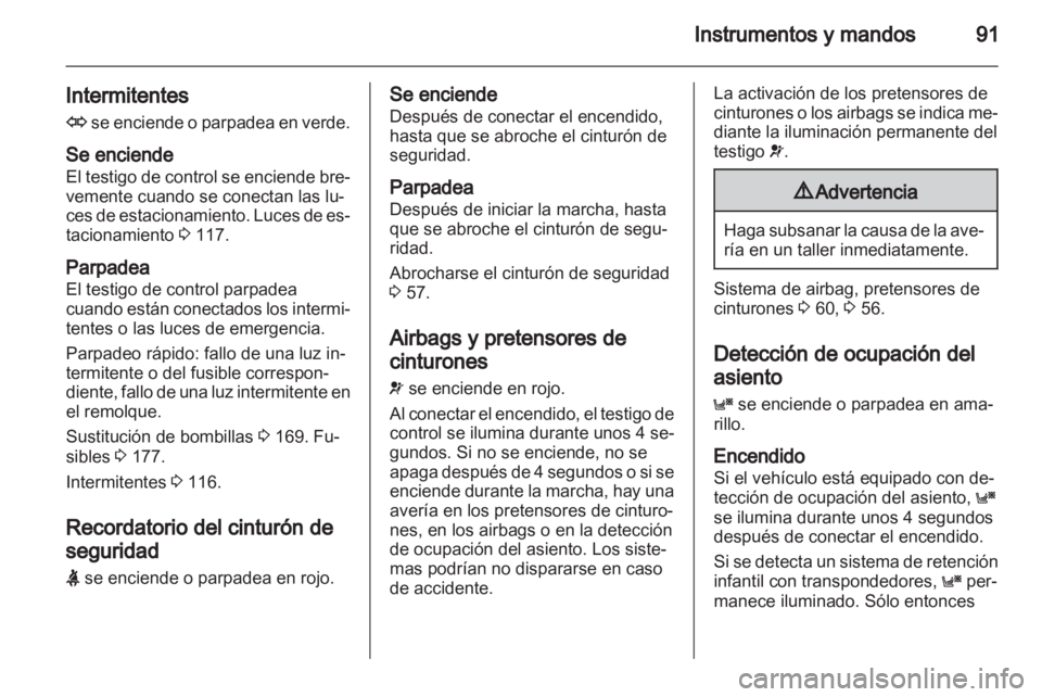 OPEL ZAFIRA 2010.5  Manual de Instrucciones (in Spanish) 