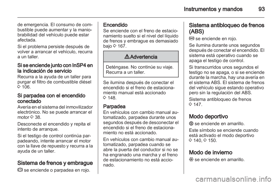 OPEL ZAFIRA 2010.5  Manual de Instrucciones (in Spanish) 