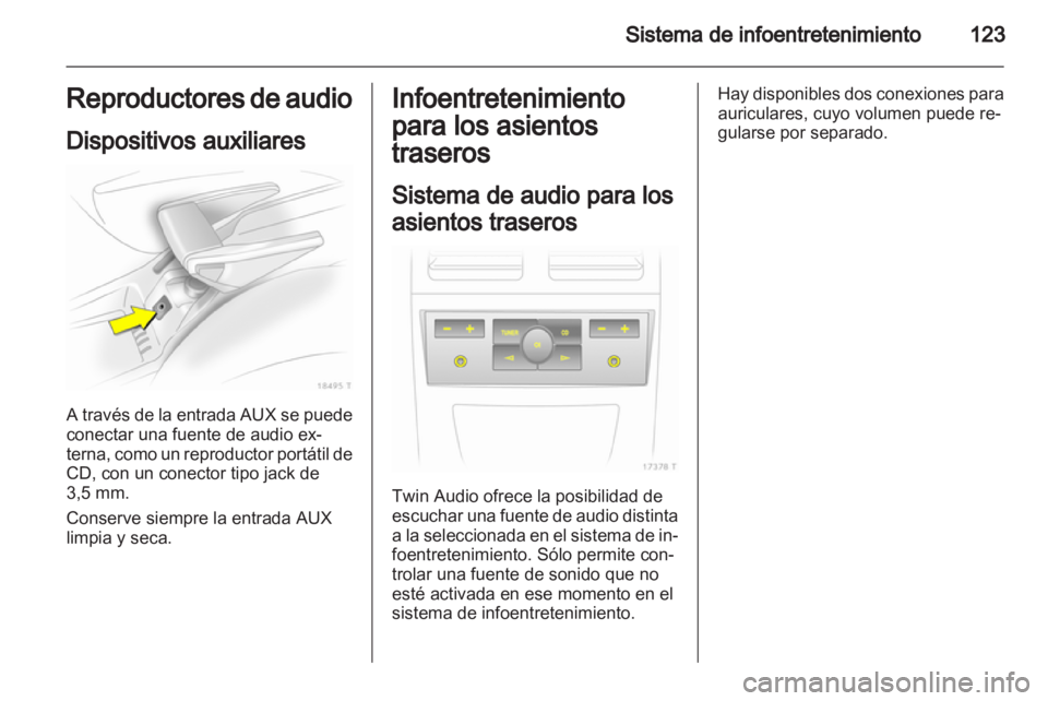 OPEL ZAFIRA 2011  Manual de Instrucciones (in Spanish) 