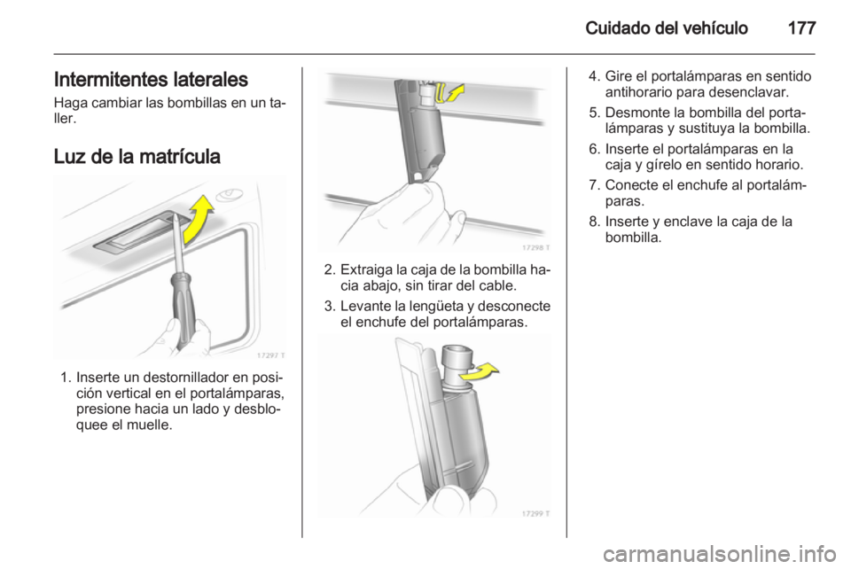 OPEL ZAFIRA 2011  Manual de Instrucciones (in Spanish) 