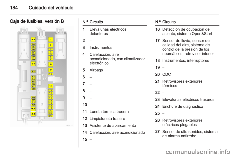 OPEL ZAFIRA 2011  Manual de Instrucciones (in Spanish) 